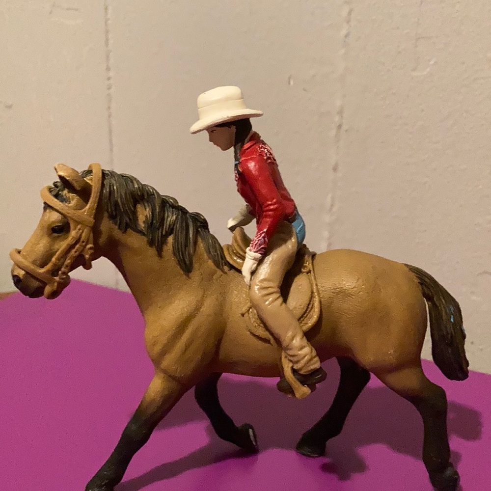 cowgirl with no paint chipping still in good shape
